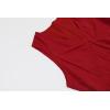 imageCHARTOU Womens Summer Sleeveless Mini Dress Cotton Linen V Neck Cinched A Line Slim Tank Short DressRed