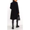 imageCHARTOU Womens Winter Jacket DoubleBreasted Wool Blend Warm Long Trench CoatBlack