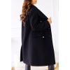 imageCHARTOU Womens Winter Jacket DoubleBreasted Wool Blend Warm Long Trench CoatBlack