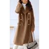 imageCHARTOU Womens Winter Jacket DoubleBreasted Wool Blend Warm Long Trench CoatCamel