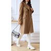 imageCHARTOU Womens Winter Jacket DoubleBreasted Wool Blend Warm Long Trench CoatCamel