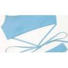imageCHARTOU Womens Sexy 2 Piece Triangle Bikini Sets Crisscross Tie Beach Thong Swimsuit with PadsBlue