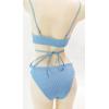 imageCHARTOU Womens Sexy 2 Piece Triangle Bikini Sets Crisscross Tie Beach Thong Swimsuit with PadsBlue