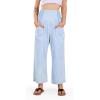 imageCHARTOU Denim Harem Pants for Women Loose Fit Wide Leg Cropped Barrel JeansLight Blue