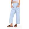 imageCHARTOU Denim Harem Pants for Women Loose Fit Wide Leg Cropped Barrel JeansLight Blue