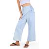 imageCHARTOU Denim Harem Pants for Women Loose Fit Wide Leg Cropped Barrel JeansLight Blue