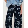 imageCHARTOU Floral Barrel Jeans Women Y2k Baggy Wide Leg Pants Patchwork Boyfriend Cargo Printed Denim JeansBlack