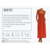 imageCHARTOU Women Sexy Spaghetti Strap Cut Out Smocked Dress Party Backless Flowy Midi Dress with PocketOrange