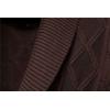 imageCHARTOU Men Cable Knit Cardigan Sweater with Button Down Shawl Collar Knitted Sweater Jacket KnitwearCoffee