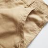 imageCHARTOU Mens Regular Fit Twill Cargo Shorts Outdoor Work Camo MultiPocket ShortsKhaki