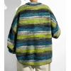 imageCHARTOU Mens Slouchy Oversized Cardigan Sweater Long Sleeve Button Down Knit Sweater Loose Color Block TopGreen