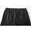 imageCHARTOU Mens Summer Drawstring Waist Wide Leg KneeLength Athletic Sweat ShortsBlack