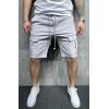 imageCHARTOU Mens Summer Lightweight Drawstring Waist MultiPocket Cargo Walk ShortsGrey