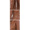 imageCHARTOU Womens Retro PU Faux Leather Biker Moto Jacket Coat with Detachable HoodBrown