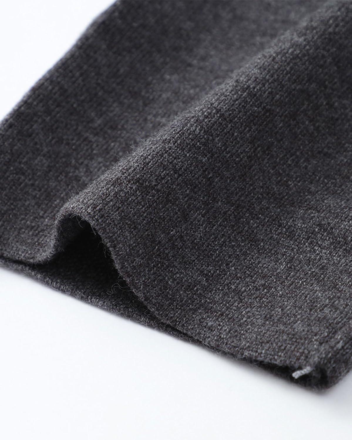 imageCHARTOU Women Large Cross Front Cape Shawl Cardigan Coat Elegant Knit Wrap Cloak Sweater Poncho JacketDark Grey