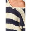 imageCHARTOU Women Chunky Knit Cable Pullover Sweater Oversized V Neck Long Sleeve Off Shoulder Tops Fall OutfitsBlack