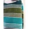 imageCHARTOU Women Contrast Striped Pullover Sweater 2025 Fall Outfits Oversized Knit Jumper TopsGreen