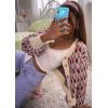 imageCHARTOU Women Floral Knit Cropped Cardigan Cute Lantern Long Sleeve Daisy Jacquard Ribbed SweaterPink