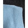 imageCHARTOU Women Fuzzy Knit Sweater Long Sleeve Crewneck Loose Open Front Cardigan TopsSky Blue