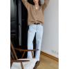 imageCHARTOU Women Slouchy Fuzzy Knit Cardigan Sweater Fall V Neck Button Down Long Sleeve Sweater CoatKhaki