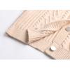 imageCHARTOU Women Winter Thick Cardigan Lapel Collar Button Down Chunky Knit Coatigan Sweater JacketApricot