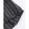 imageCHARTOU Womens Knit Button Down Cape Shawl Cardigan Crew Neck Cloak Sweater Coat Fall Elegant Poncho JacketGrey