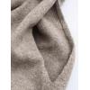 imageCHARTOU Womens Knit Button Down Cape Shawl Cardigan Crew Neck Cloak Sweater Coat Fall Elegant Poncho JacketKhaki