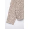imageCHARTOU Womens Winter Faux Fur Knit Cardigan Jacket Elegant Floral Button Lapel Long Sleeve Sweater CoatsKhaki