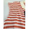 imageCHARTOU Loose Striped Wide Leg Jumpsuit for Women Summer Romper Flowy Pants Comfy Sleeveless Button Baggy OverallsSolid Orange