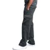 imageCHARTOU Men Casual Straight Leg Elastic Waist Lounge Pants Cargo Sweatpants with Pockets DrawstringDark Grey