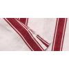 imageCHARTOU Summer Stripe Tunic Dress V Neck Shirt Long Sleeve Casual Loose Fit Sundress with PocketsRed