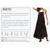 imageCHARTOU Women Bib Overall Dress Jumper Babydoll Pinafore Dress Embroidered Lace Maternity Straps Suspender DressWhite
