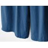 imageCHARTOU Women Elastic Waist Wide Leg Capris Cropped Denim Pants Jeans Palazzo Culottes with PocketLight Blue