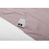 imageCHARTOU Women Shorts Overall Front Button Cotton Linen Summer Wide Leg Shorts RomperPink
