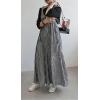 imageCHARTOU Women Summer Baggy Striped Jumpsuit Sleeveless Wide Leg Pants Romper OutfitsPlaid