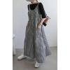 imageCHARTOU Women Summer Baggy Striped Jumpsuit Sleeveless Wide Leg Pants Romper OutfitsPlaid