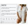 imageCHARTOU Women Summer Shorts Romper Button Down Wide Leg Cotton Linen Shortalls JumpsuitBlack