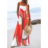 imageCHARTOU Women Wide Leg Jumpsuit Floral Sleeveless Romper Hippie Pants Boho Summer Flowy Jumpsuit Cargo Overall PocketFloral 9
