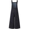 imageCHARTOU Womens Loose Strap Sleeveless Wide Leg Jumpsuit Bib Overalls Pocket Button One Piece OutfitsBlack3