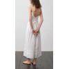 imageCHARTOU Women Flowy Wide Leg Palazzo Carpi Pants with Pockets Lightweight Crop PantsWhite