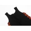 imageCHARTOU Women RIC Rac Open Back Beach Boho Long Summer Sleeveless Tank Dress with PocketsBlack