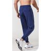 imageCHARTOU Mens Athletic Drawstring Waist Quick Dry Durable Stripe Fitness Jogger Track PantsBlue