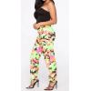 imageCHARTOU Women Camouflage Joggers Long Pants Mid Waist Camo Cargo Pants Workout Slacks Lounge PantsLight Green