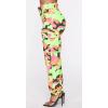 imageCHARTOU Women Camouflage Joggers Long Pants Mid Waist Camo Cargo Pants Workout Slacks Lounge PantsLight Green