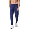 imageCHARTOU Mens Athletic Drawstring Waist Quick Dry Durable Stripe Fitness Jogger Track PantsBlue