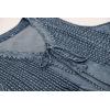imageCHARTOU Women Vintage Mini Denim Dress Striped Sleeveless Jean Dress Short Smocked Dress Shift Dress DrawstringBlue