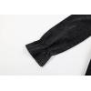 imageCHARTOU Long Sleeve Jean Dresses for Women 2024 Trendy Smocked Babydoll Bow Tie Front Denim Dress SummerBlack