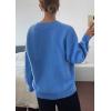 imageCHARTOU Women Sweaters Fall 2025 Comfort Long Sleeve Crewneck Knitwear Casual Pullover Sweater OutfitsBlue