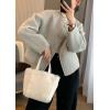 imageCHARTOU Women Crop Pea Coat Dressy Lady Jacket Short Winter Wool Blend Overcoat with PocketsApricot