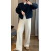 imageCHARTOU Women Crop Pea Coat Dressy Lady Jacket Short Winter Wool Blend Overcoat with PocketsBlack